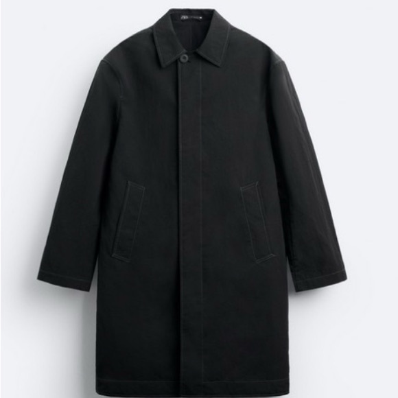 Zara Technical rain coat 2024 - Picture 2 of 9
